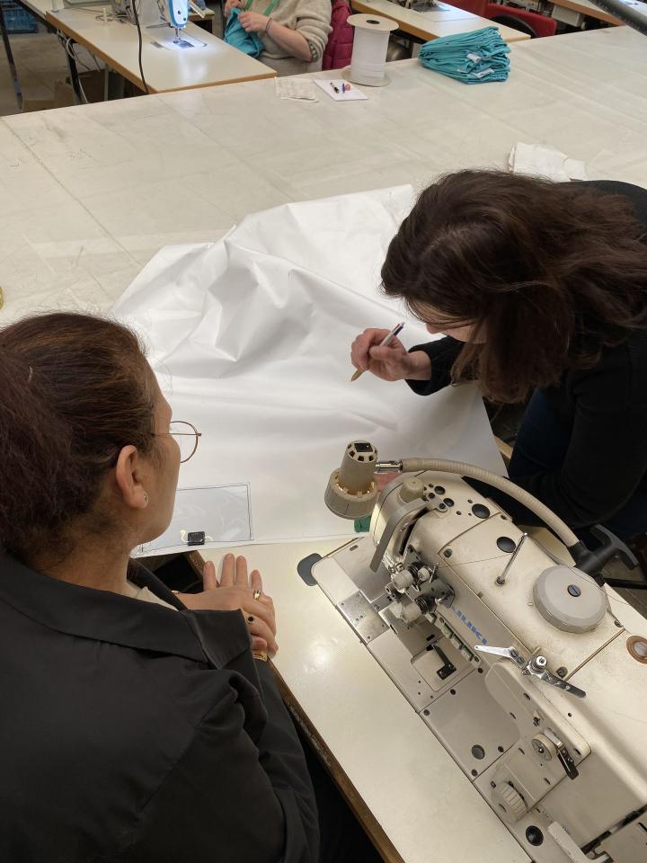 développement d’un prototype d’emballage réutilisable Loopipak dans une entreprise de travail adapté