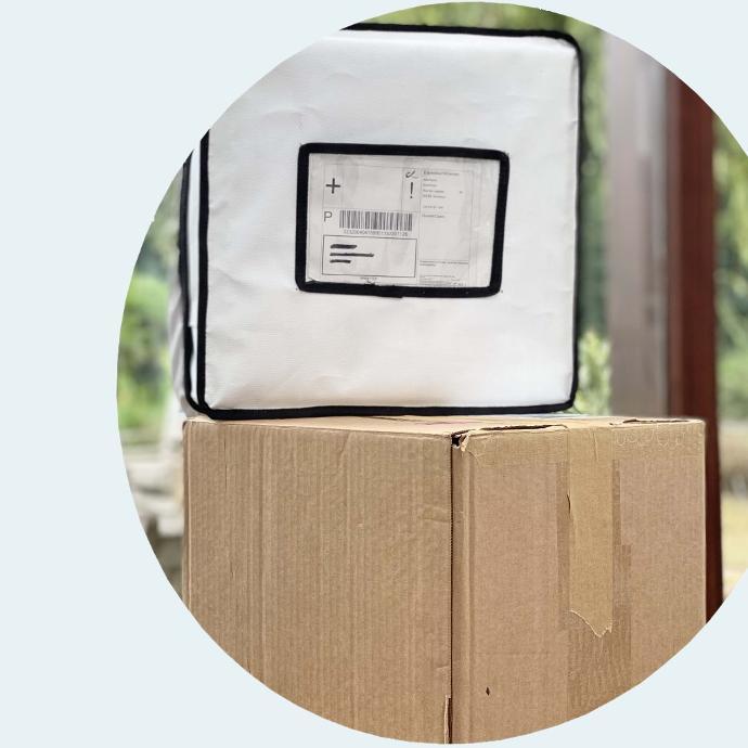 Loopipak vs caisse en carton Caisse d'expédition réutilisable