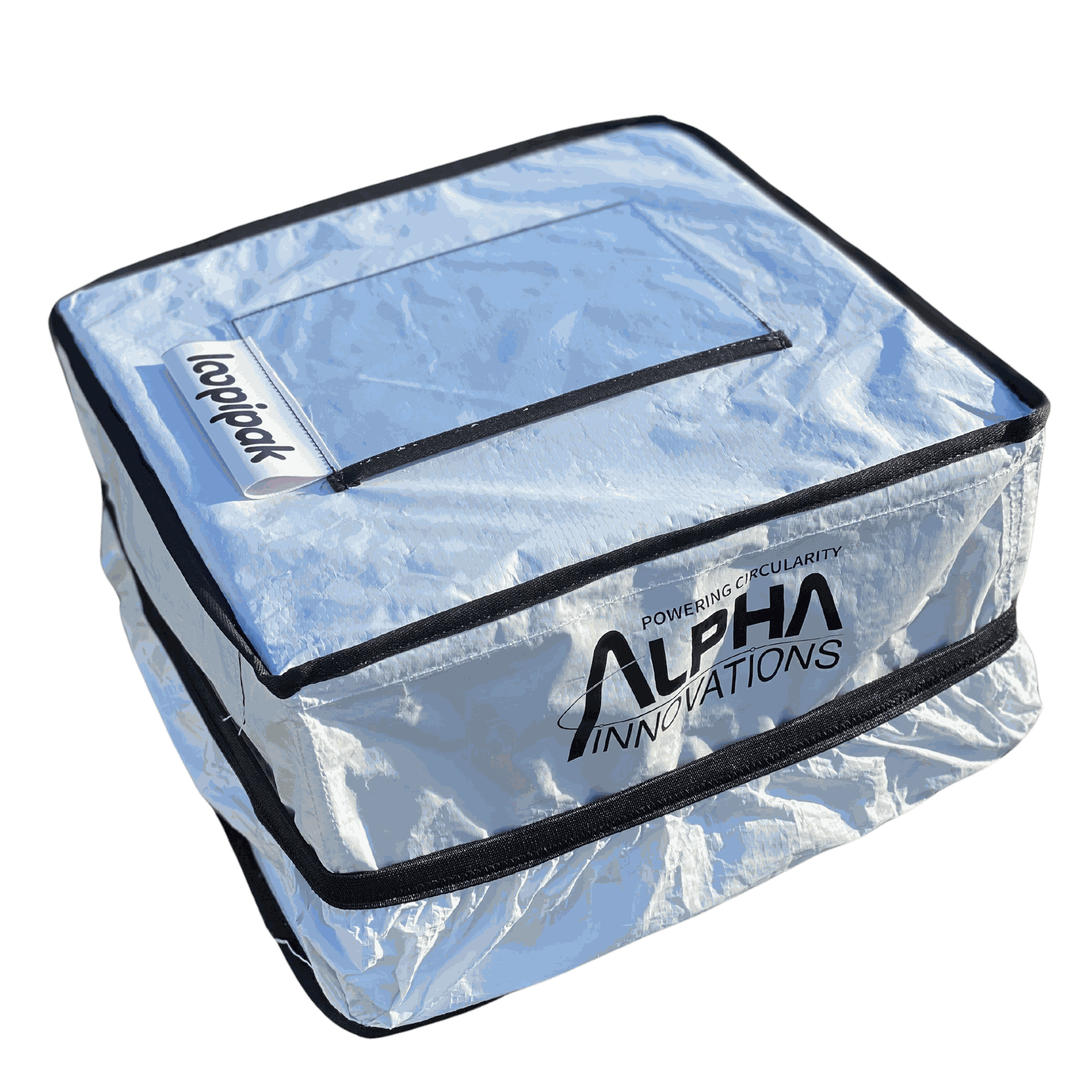 La caisse réutilisable de dimensions 30x30x15cm de Loopipak : une solution compacte et durable pour vos besoins d'emballage. Pratique, écologique et prête à être utilisée pour expédier vos produits en toute sécurité. #Loopipak #EmballageRéutilisable #ExpéditionDurable