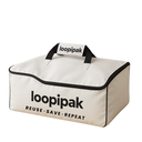 Reusable laundry packaging - variable dimensions