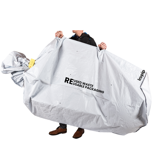 [LPPKBIGBAG242] Reusable bag 1m³ base 72/72 cm x 242 cm macro-perforated 5mm and 2 handles