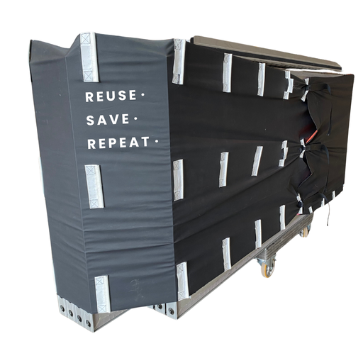Pallet and trolley reusable strap