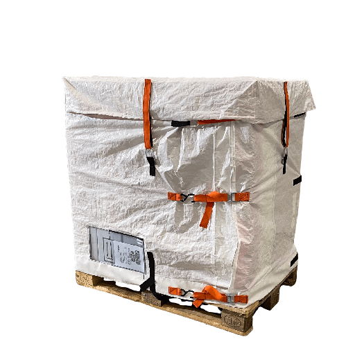 Herbruikbare transporthoes voor Euro-pallet 120x80 cm